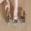 Women's shoes summer women's 2025 new fashion bag head half drag single shoes women's sexy versatile women's shoes soft sole is not tired