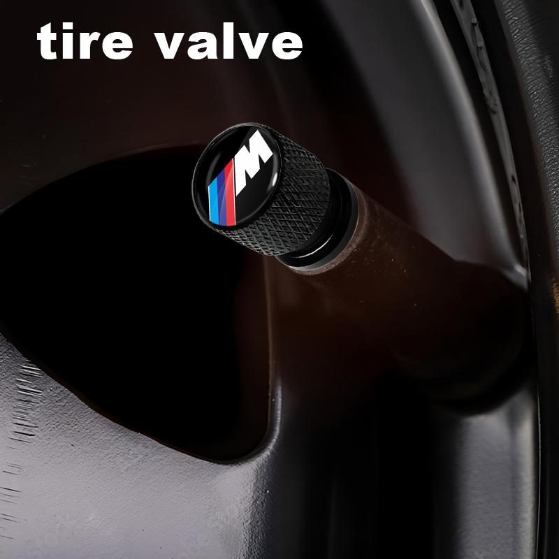 4 szt. Nakrętki zaworów opon kół samochodowych Trzonki powietrza Do BMW M8 M7 M6 M5 M4 M3 M2 M1 F30 F10 F15 E30 E46 E90 E60 Seria 3 Seria 5 Seria 7