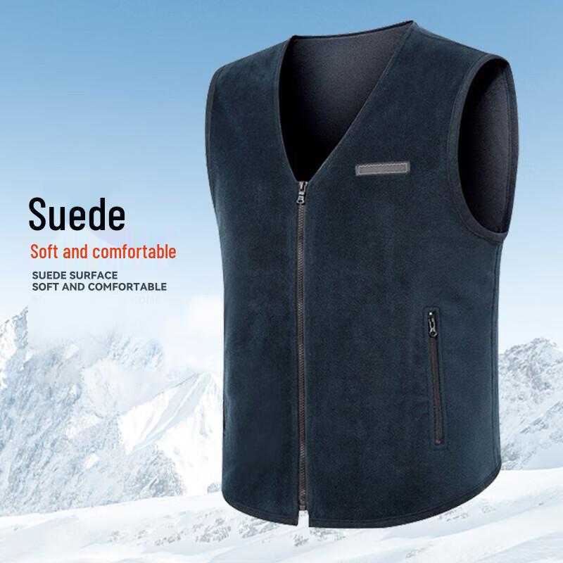 HEIXIE Winter Firefighter Fleece Vest