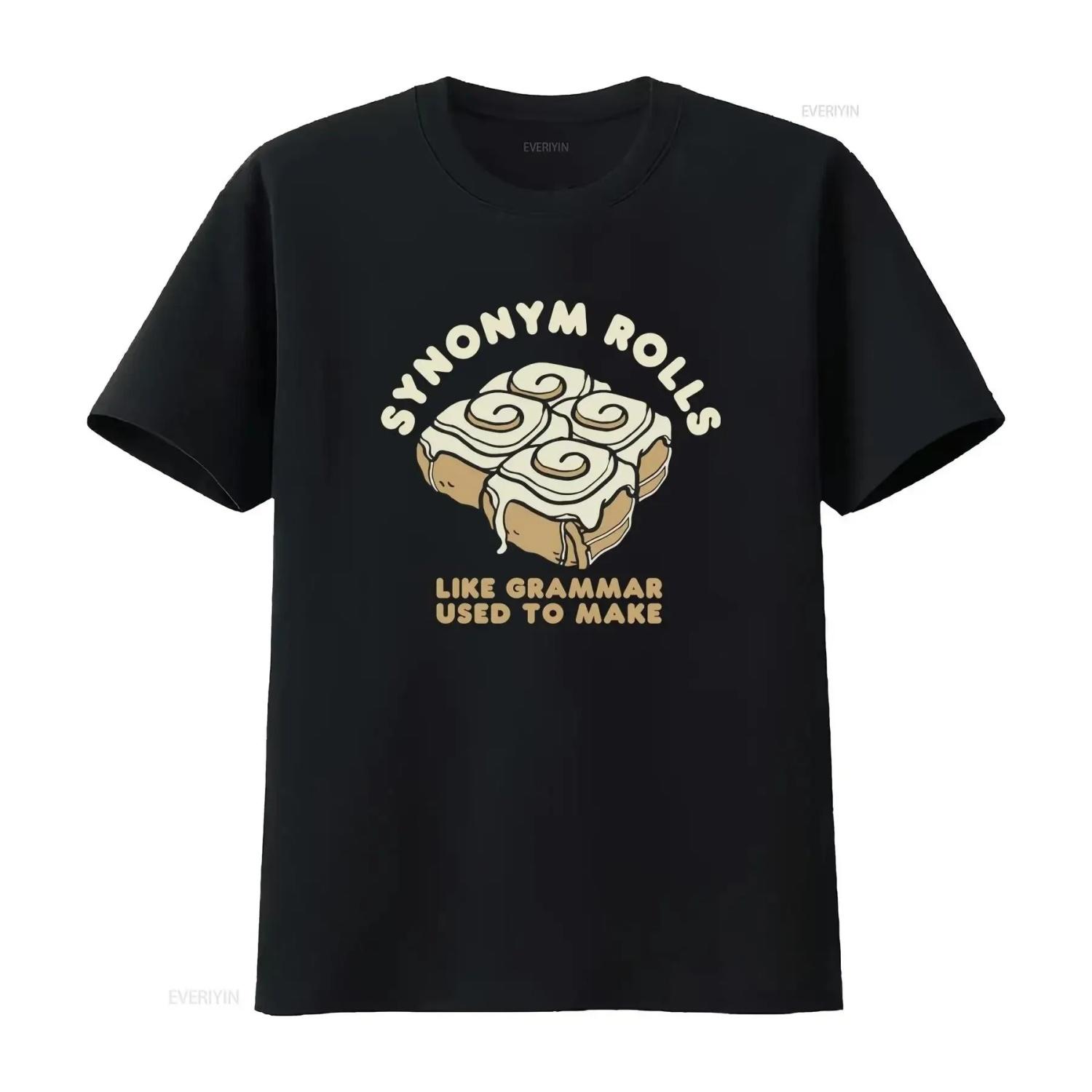 Black Synonym rolls T shirt Bookworm Grammar Vocabulary English Teacher Literature for Teachers vintage Washed Soft Breathable S чёрный