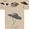 Versatile Western Fisherman Hat For Outdoor Activities With Wide Brim And Sun Protection