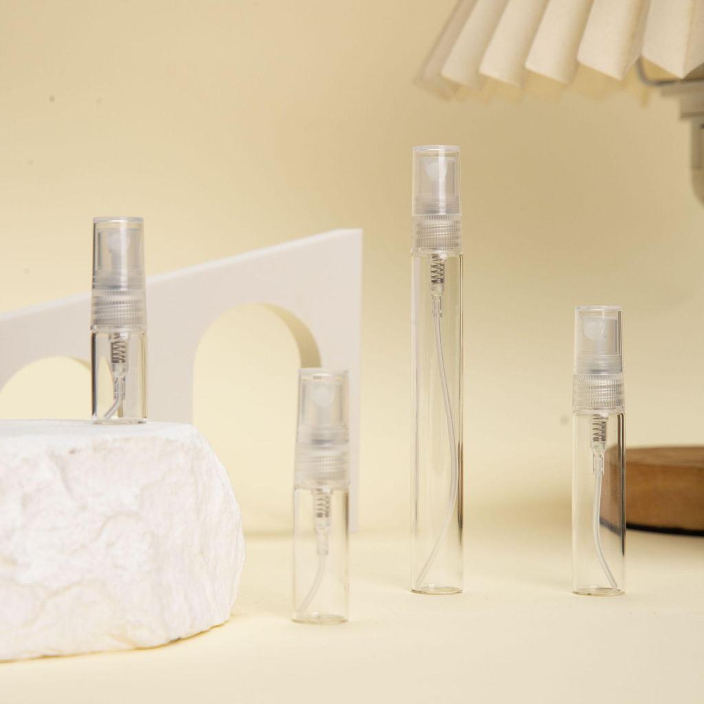 2ML/3ML/5ML/10ML Glass Perfume Spray Bottle - Portable, Refillable Sample Bottles