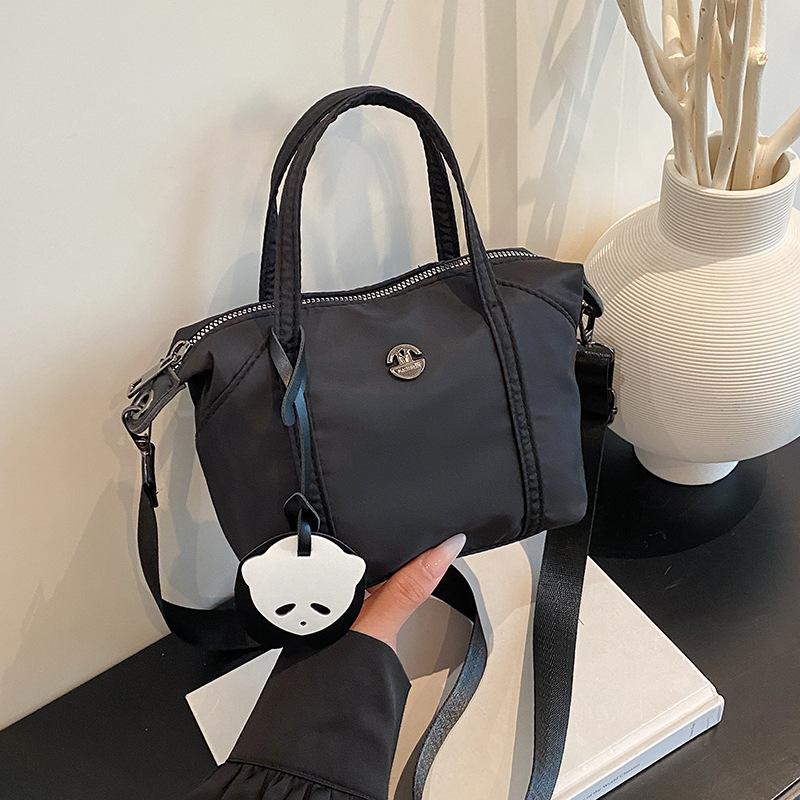 New Niche Macaron Color Mini Tote Bag Handbag Simple and Fashionable Shoulder Messenger Bag Women