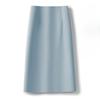 Women's High Waist A-Line Midi Skirt Non-Stretch Commuter Suit Skirt With Back Slit