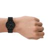 Skagen Men's Signatur Three-Hand Midnight Black Stainless Steel Bracelet Watch (Model: SKW6914)