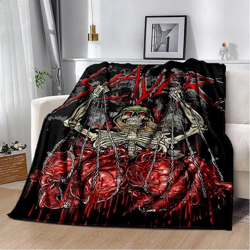 29 Style Slayer Heavy Metal Rcck Band Sign Blanket,Soft Throw Blanket for Home Bedroom Bed Sofa Travel Cover Kid Gift