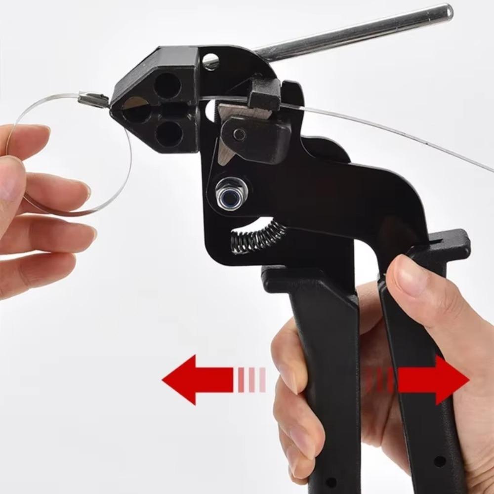 Metal Fastening Strap Cutting Tensioner Cable Ties Plier Durable Cable Ties Fasten Plier