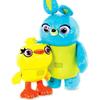 Toy Story 4 Ducky Bunny Talking Figure 2 Piece Set Mattel Posable Disney Toy Story Interactive True Talkers Bunny and Ducky &