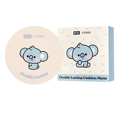 

ETUDE [Etude Official] BT21 Double Lasting Cushion Mat Neutral Vanilla 1 шт. / Основа-кушон / Основа / Матовый финиш