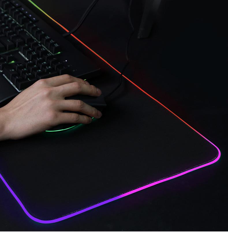 RGB LED Gaming Mouse Pad - Luminous Esports Office Accessory