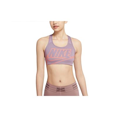 Swoosh Futura Soutien Modéré Imprimé Lettres Maillot de Sport Une Pièce Femme Maillot de Sport Rose BV3644-531