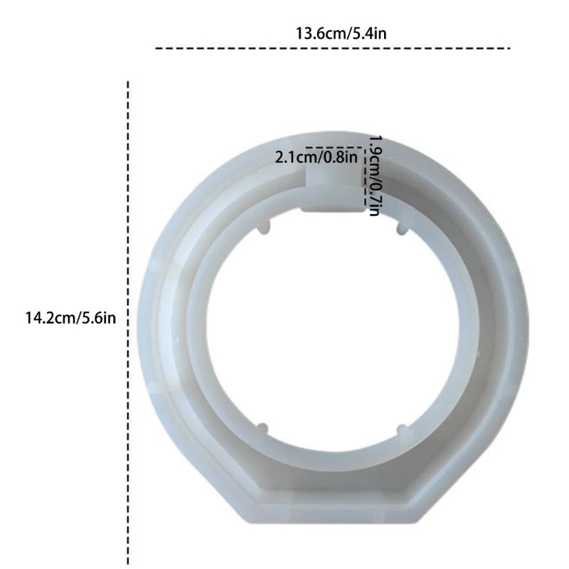 Hydroponic Mould Flowerpot Vase Epoxy Resin Crystal Glue Molds Round Square Heart Test Tube Flower Breeding Silicone