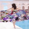 Game H-Hololive Usada P-pekora Microfiber Printed Beach Towel Mountain Climbing Yoga Beach Swimming Running Absorbent Soft Towel