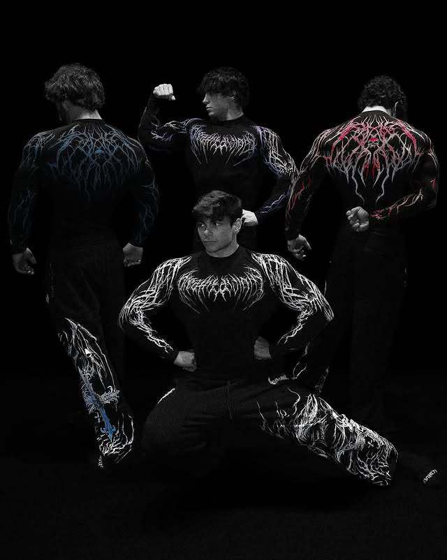 Breathedivinity 2025 Venom Fitness Schnelltrocknendes Unisex Langarm Kompressionsshirt