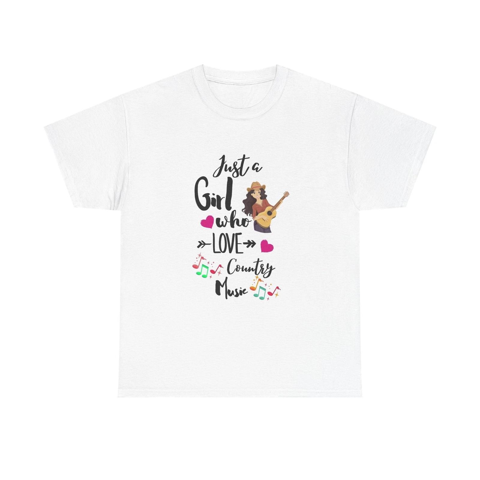 Men s and Women s T-shirts Just A Girl Who Loves Country Music S