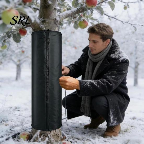Tree Trunk Insulation Palm Protector, Aluminum Foil Wrap, Guard with Winter Bark Shield Drawstrings, Cover for Outdoor Garden Cold Weather Plant