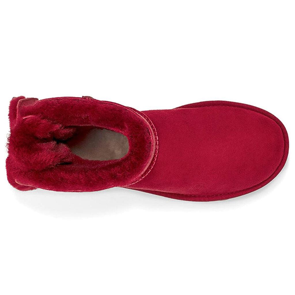 UGG Classic Dudble Bow Mini Snow Boots Red Women's 1103652-KSS