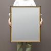 Fuji Boeki Tabletop Makeup 55cm Wide X 65cm Natural Baum 41408 Mirror, Wall-Mounted Mirror, Mirror, Mirror, High,