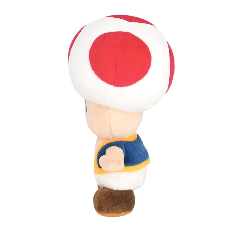 Sanei Boeki Super Mario ALL STAR COLLECTION Toad (S) W11 X D10 X H20cm Plush Toy AC04