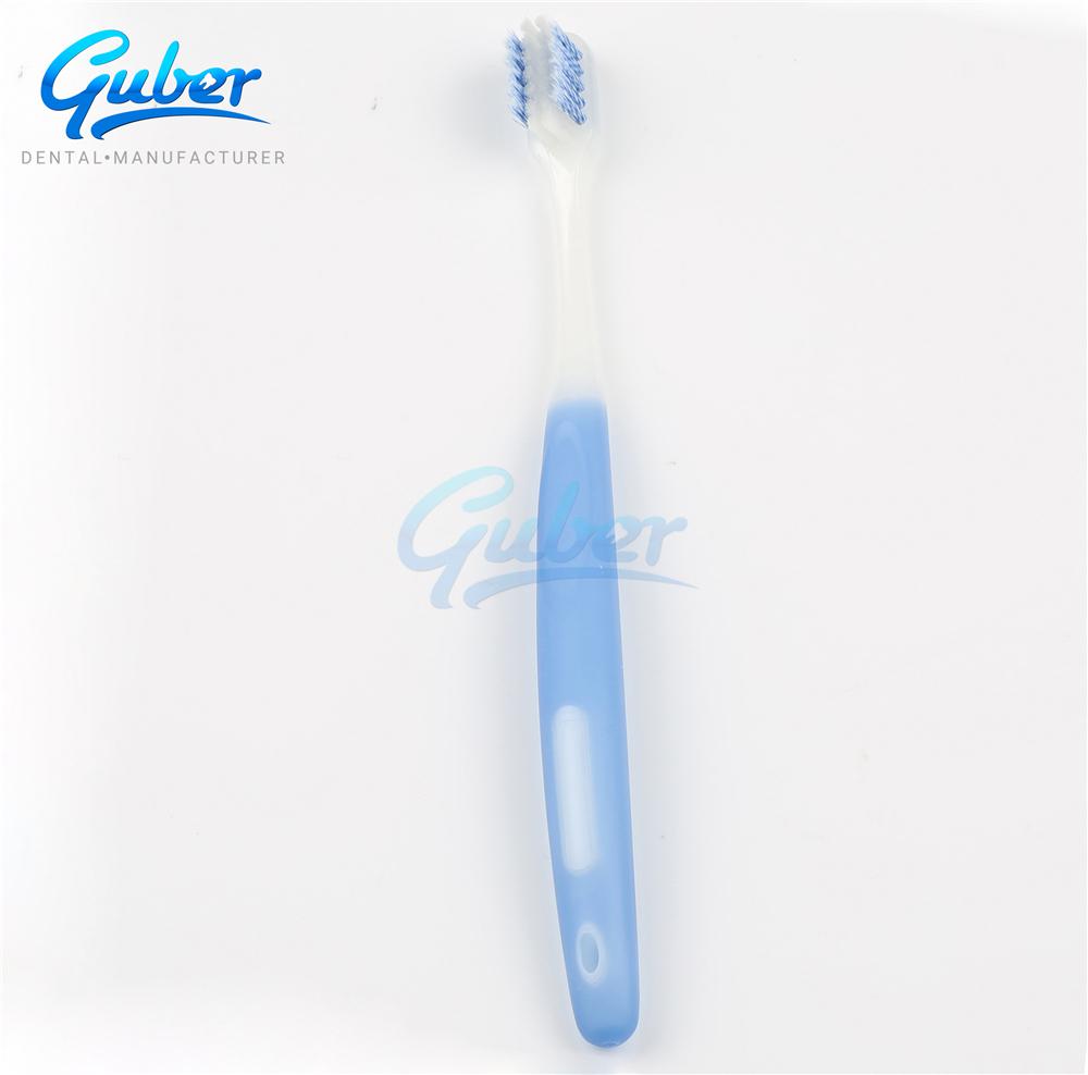 Good Quality Dental Brush Orthodontic Toothbrush 4 Colors U-Type Du Point Adult Toothbrush синий