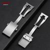 16mm 18mm 20mm 22mm Watch Clasp Folding Buckle Solid Stainless Steel Deployment Clasp Silver Watch Buckle Watch Band Accessories