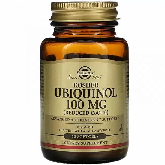 

Solgar - Kosher Ubiquinol, 100 mg, 60 Softgels