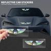 Car Colorful Laser Angel Wing Windshield Hood Trunk Sticker For BMW M M3 M5 M6 X3 E46 E90 F30 G20 E36 E34 X6 G20 Accessory