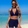 2025 European & American Style Women's Split Bikini Swimwear