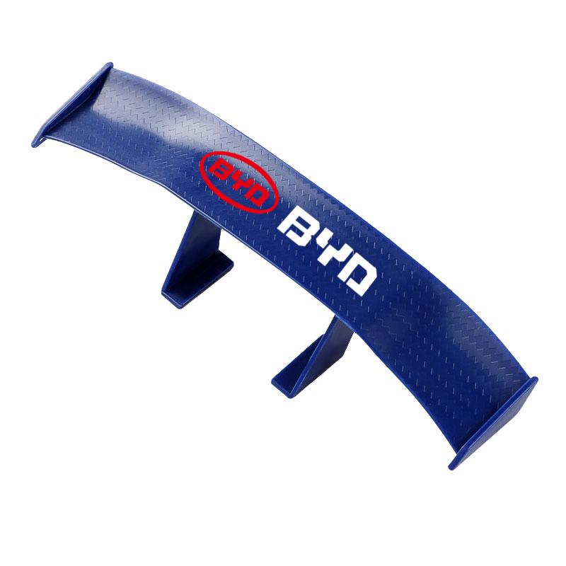 Kohlefaser Auto Mini Heckspoiler Mini Kleines Flügelmodell Dekoration Für BYD F3 S6 F0 Tang I3 S7 G3 E5 E2 E1 E3 E9 D1 S8 E6 L3 M6