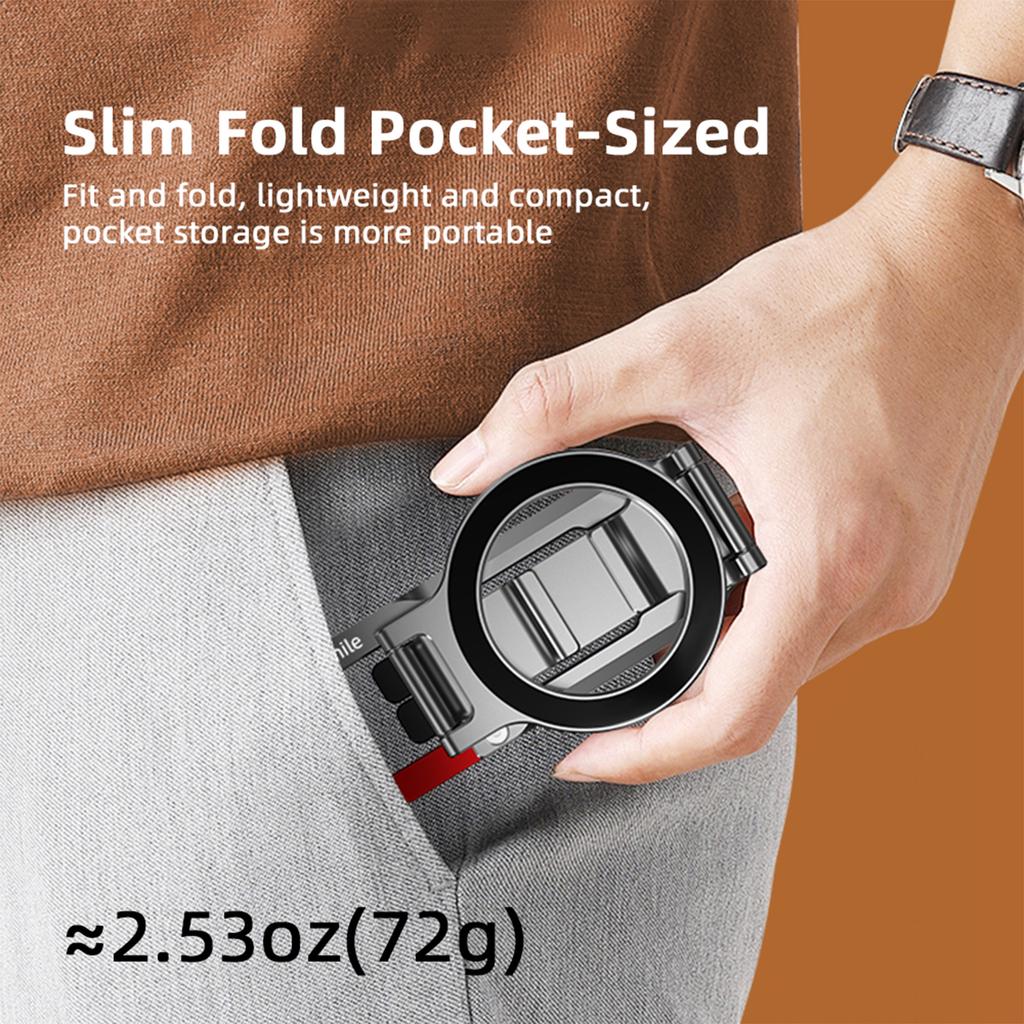 Magnetic Phone Tripod Stand Foldable Portable Magnetic Phone Holder Adjustable Phone Mount for Magsafe