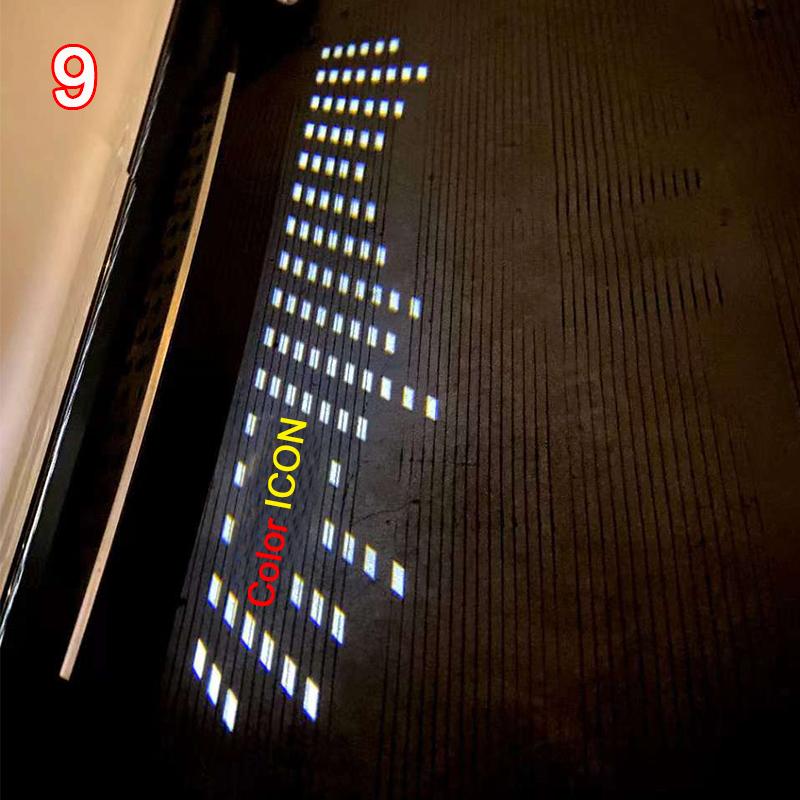 For Cadillac CT4 CT5 CT6 ATS CTS HD Led Car Rearview Mirror Welcome Shadow Icon Light Laser Projector Ghost Lamp Modification