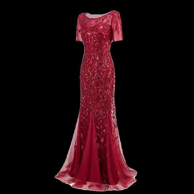 Club Dress Sequin Maxi Birthday Party Evening Dress European and American Style Dress
