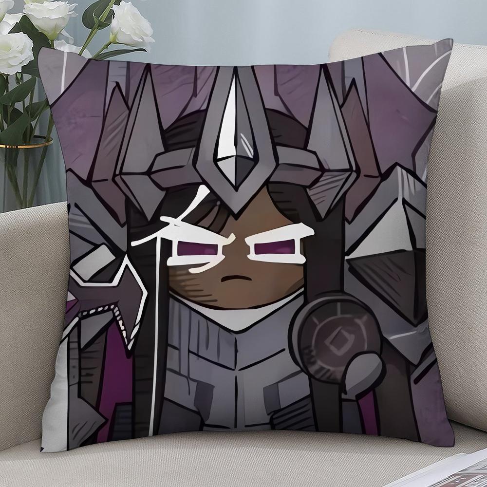 Game C-Cookie Run Kingdom Pillow Case 3D Print Polyester Fiber 40*40 cm Home Sofa Throw Pillow Cover Decoration Festival Gift