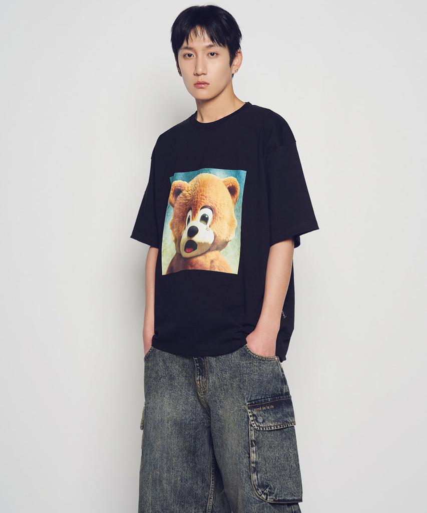 ACME DE LA VIE Ac Bear Baby Face Jewelry Short Sleeve T-Shirt