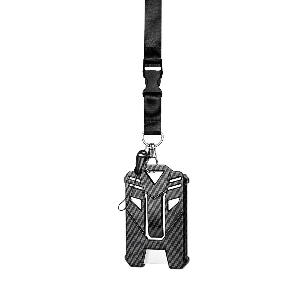 Black Color Badge Holder Heavy Duty Badge Keychain New Carabiner Badge Holder  Carabiner Style C