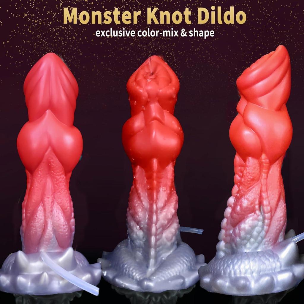 Uniquely shaped phalluses, animal-style phalluses, squirting anal plugs, BDSM masturbation toys.