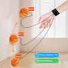 1pc Rubber Bouncy Ball With Wrist String For Hand-Eye Coordination Training, Wrist Strengthening, Outdoor Exercise And Fitness