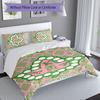 3pcs AKA Logo Pattern Bedding Set Duvet Cover Set Includes Duvet Cover &pillowcases, Perfect All Season Bedroom Decoration & Gift