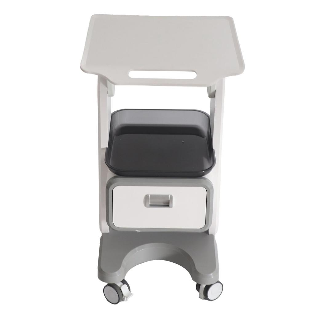 Medical Trolley Cart Large Countertop Single Drawer 50kg Bearing Beauty Salon Rolling Cart for Laboratory Clinic
