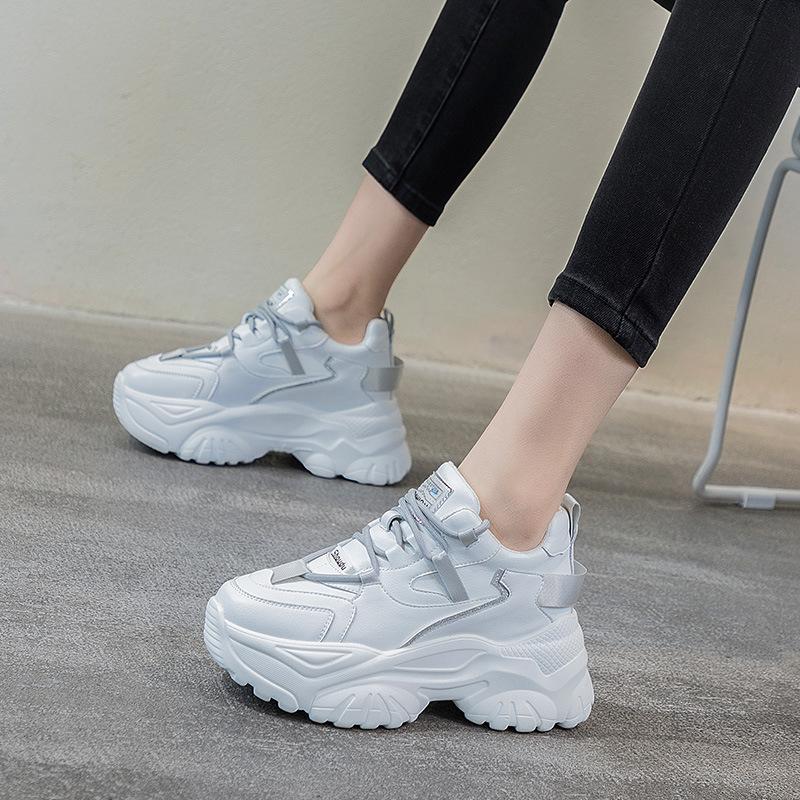 

Женская обувь новая обувь-одиночка интернет-знаменитости платформа повседневная спортивная обувь маленький размер женская обувь 32 серебряный