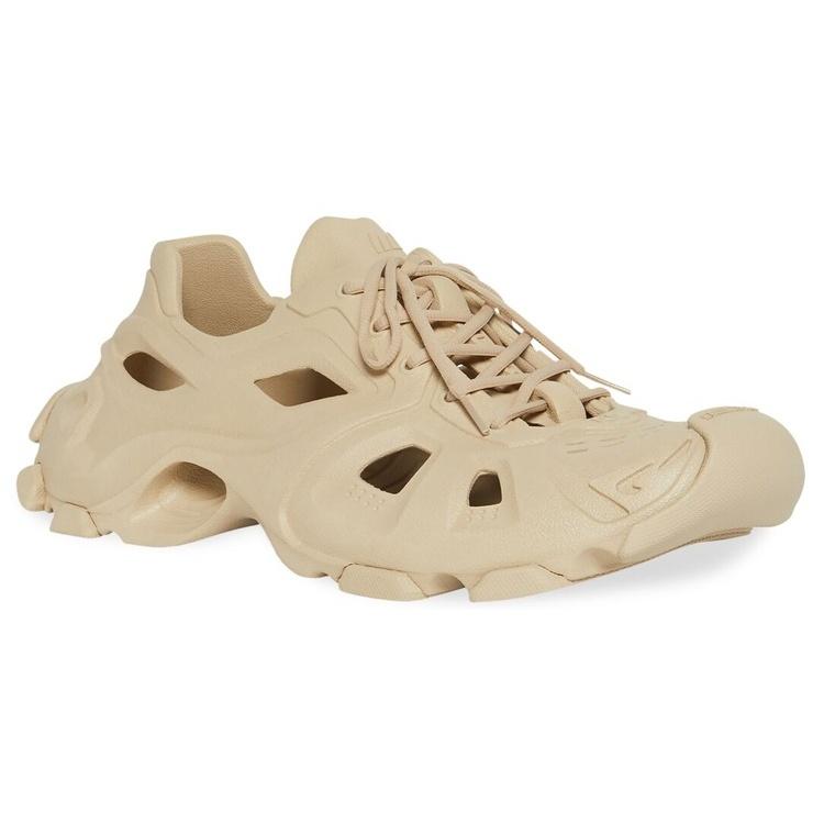Balenciaga HD Lace Up Cut Out Sneakers 'Beige' Men's 702421W3CES9300