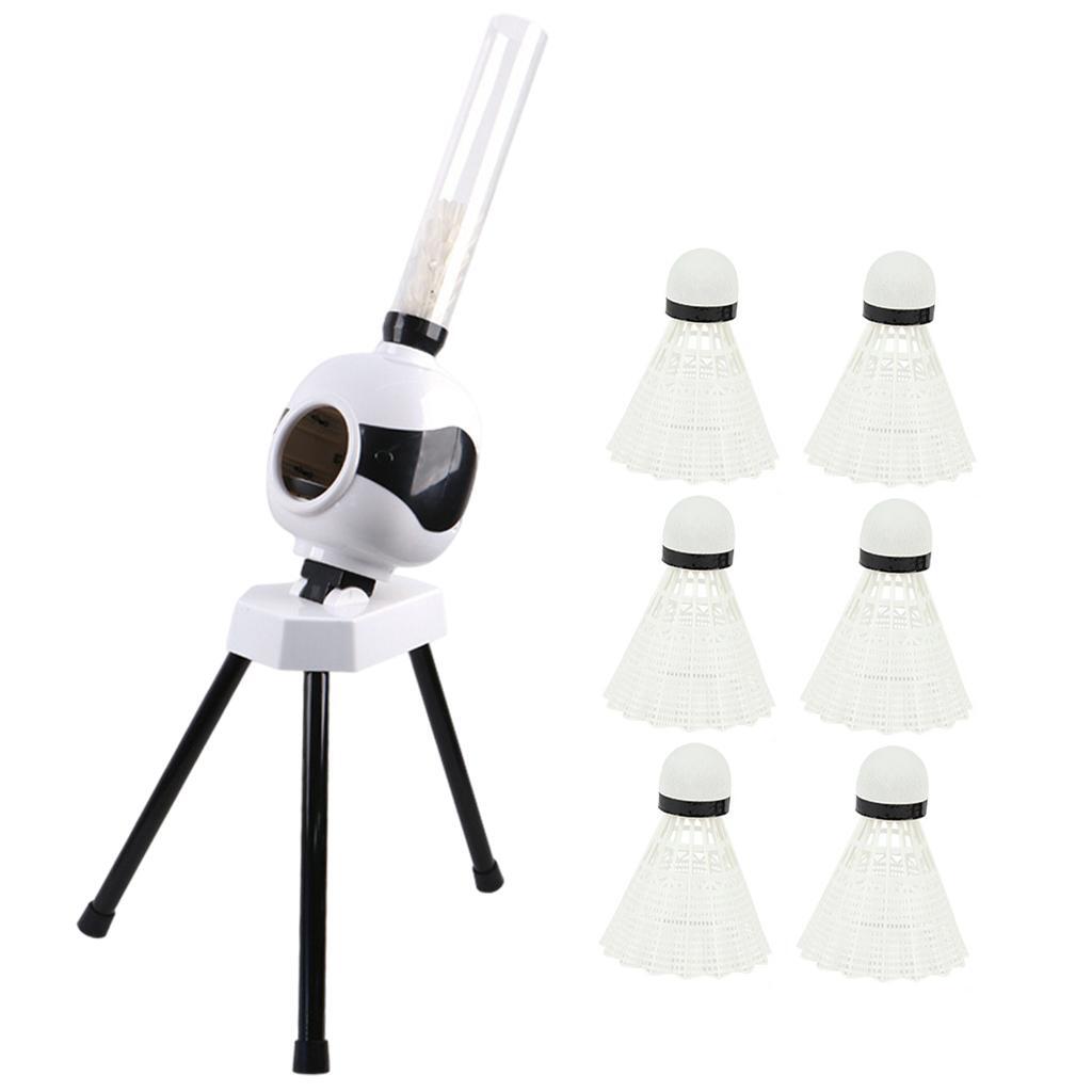 6x White Badminton Shuttlecock Made With PVC For Wear Resistance Badminton Shuttlecocks Balls