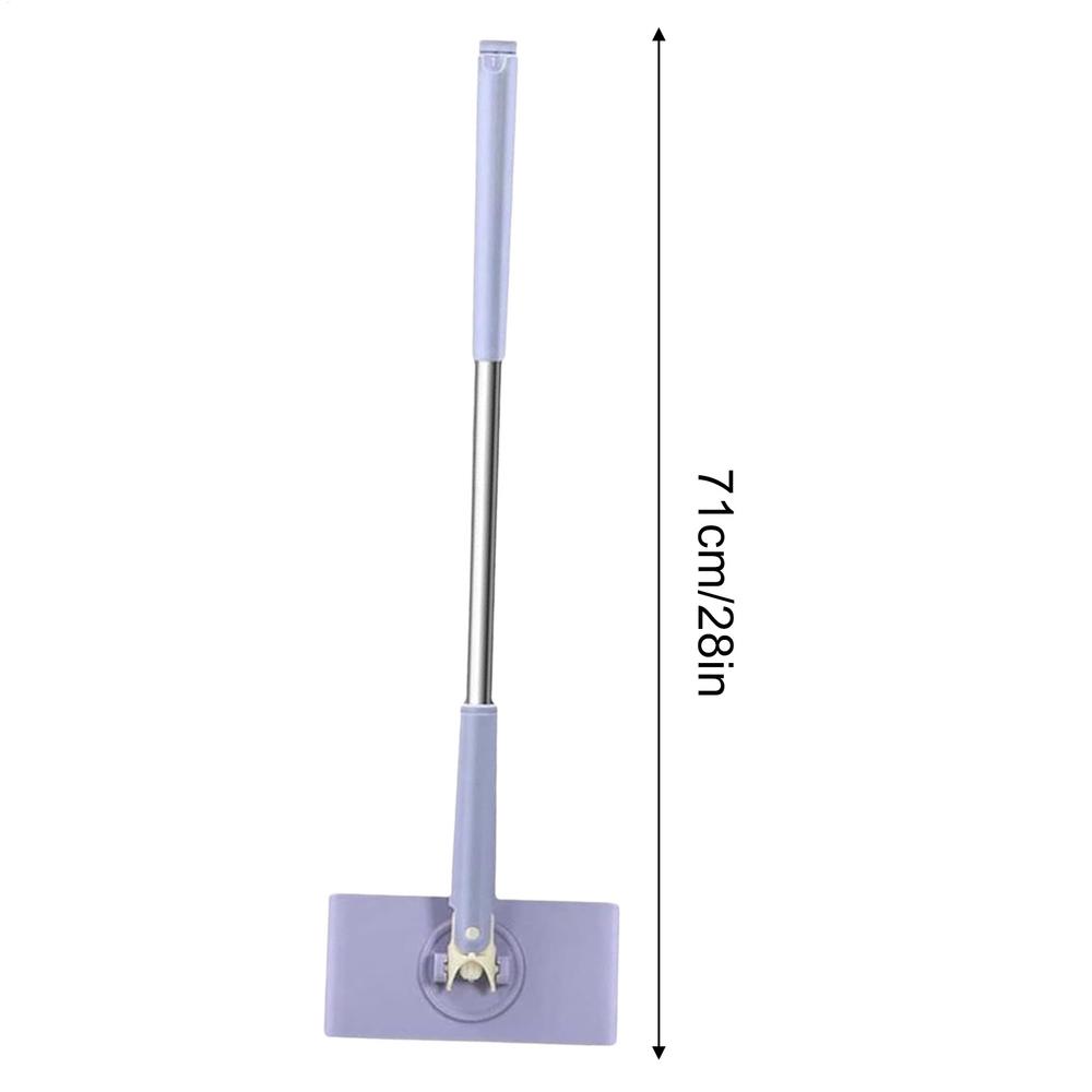 

1Pcs Household Cleaning Multifunctional Washcloth Mop Lazy Automatic Clip Cloth Flat Dusting Wipe Glass Flat Small Mop