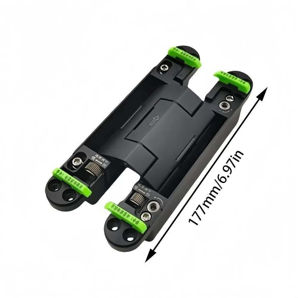 Silent Close Hydraulic Adjustable Hinge Folding Invisible Mounting Automatic Door Closing Device Furniture Fittings Adjustable
