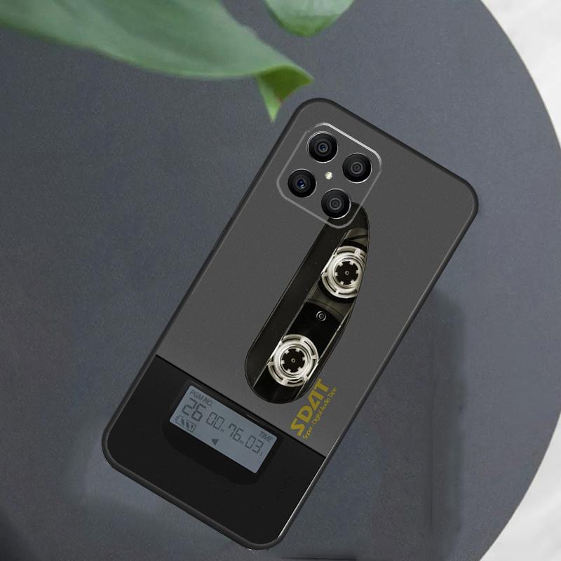 

Vintage Magnetic Tape Cassette For Honor Magic 5 6 7 8 Pro Case For Honor 400 200 50 70 Lite X8c X8b X9a X9b X9c X9d Win RT Honor 200 Pro