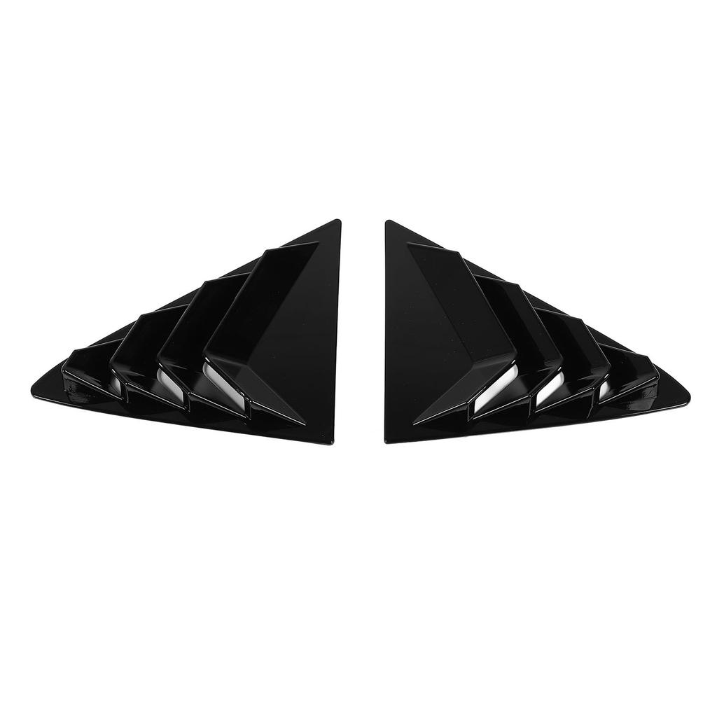 Rear Window Shutter Sport Style Louvers Air Vent Scoop Shades Cover Blinds Cool Exterior Decoration for Fiesta MK8