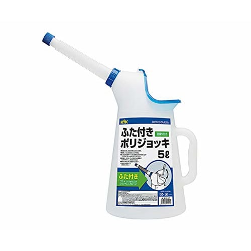 Furukawa Pharmaceutical Co., Ltd. Polyethylene Jug with Lid, 5L/3-9060-01