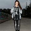 Women Horror Skeleton Bone Printed Tights Scary Terror Skull Halloween Themed Novelty Party Sexy Stockings Pantyhose