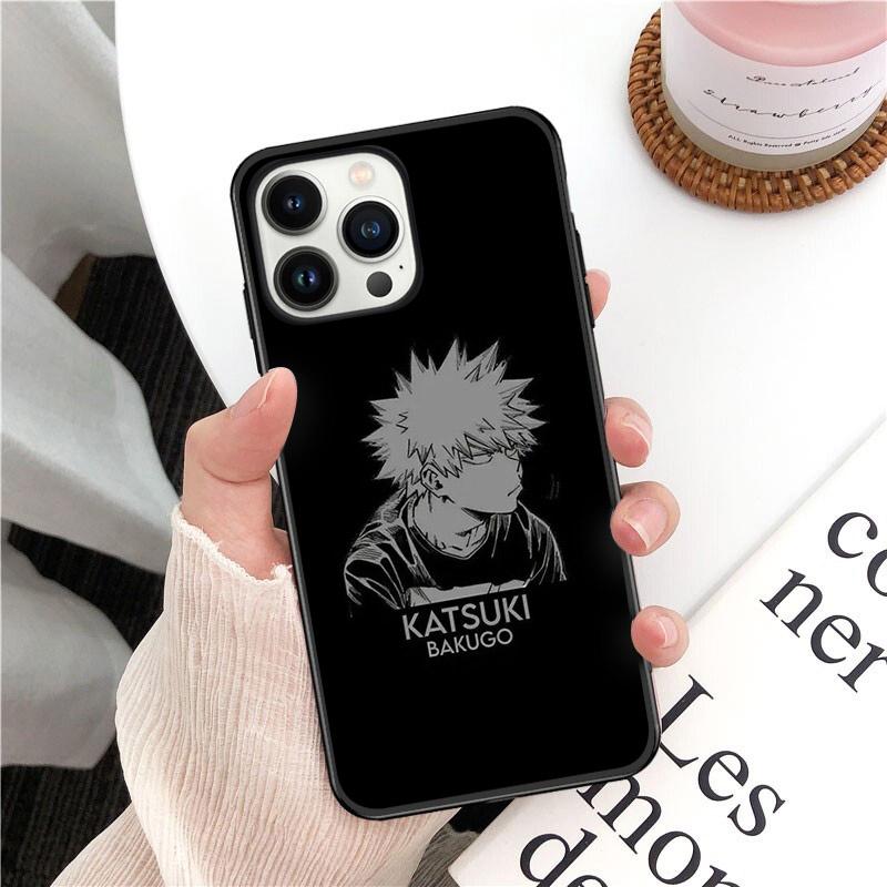 Anime Comic Dämon Titan Deku Telefon Fall für iPhone 14 13 12 11 Pro MAX X XS Max XR Mini SE 7 8 Plus Schwarz Funda Coque Fall