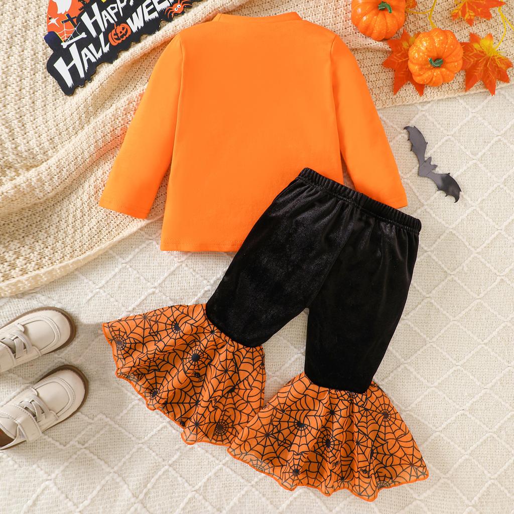 Minimalistisches Süßes Mädchen Kleinkind Langarmkleid